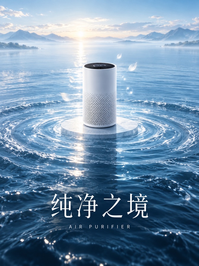 静水净化器 · AI 生成样图