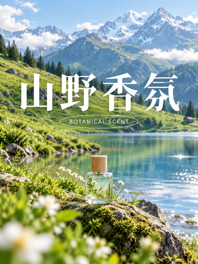 山野香氛 · AI 生成样图
