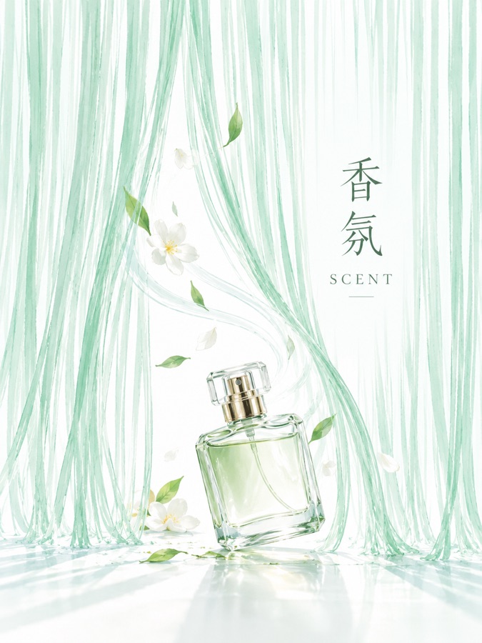 香氛线幕 · AI 生成样图