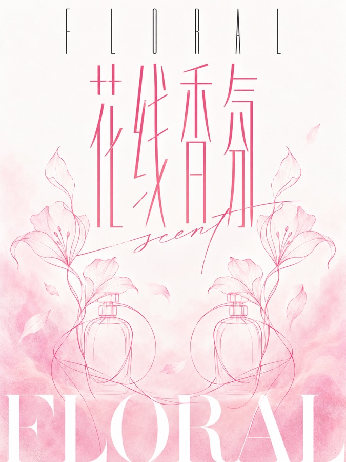 花线香氛 · AI 生成样图