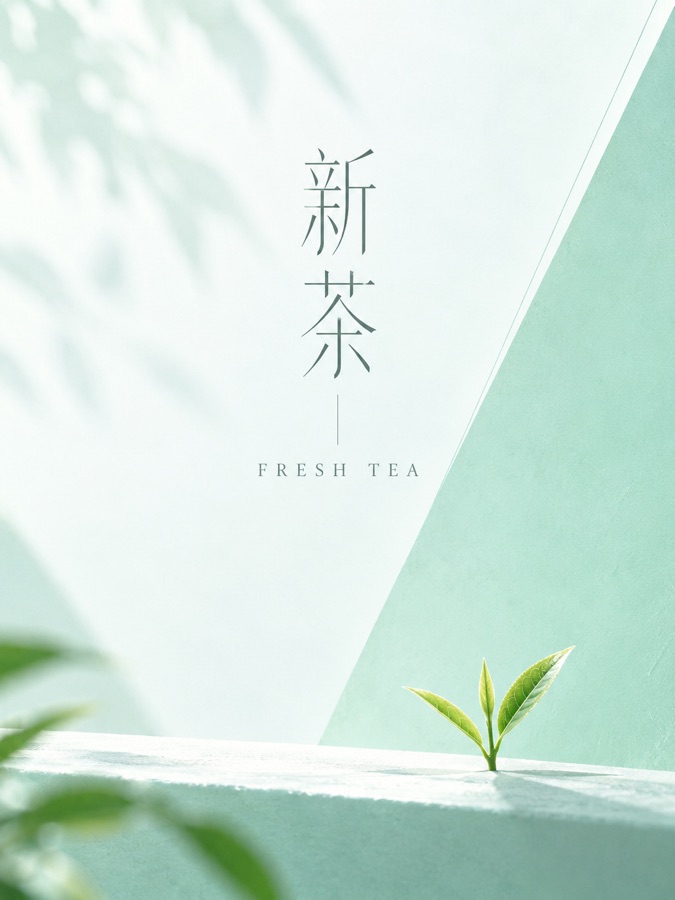 新茶上市 · AI 生成样图