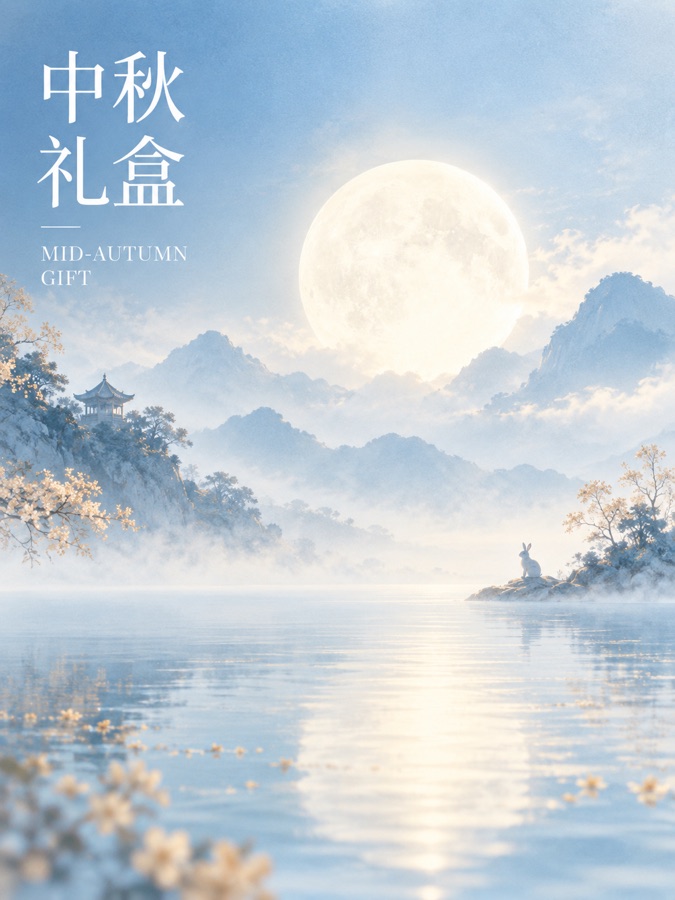 中秋礼盒 · AI 生成样图