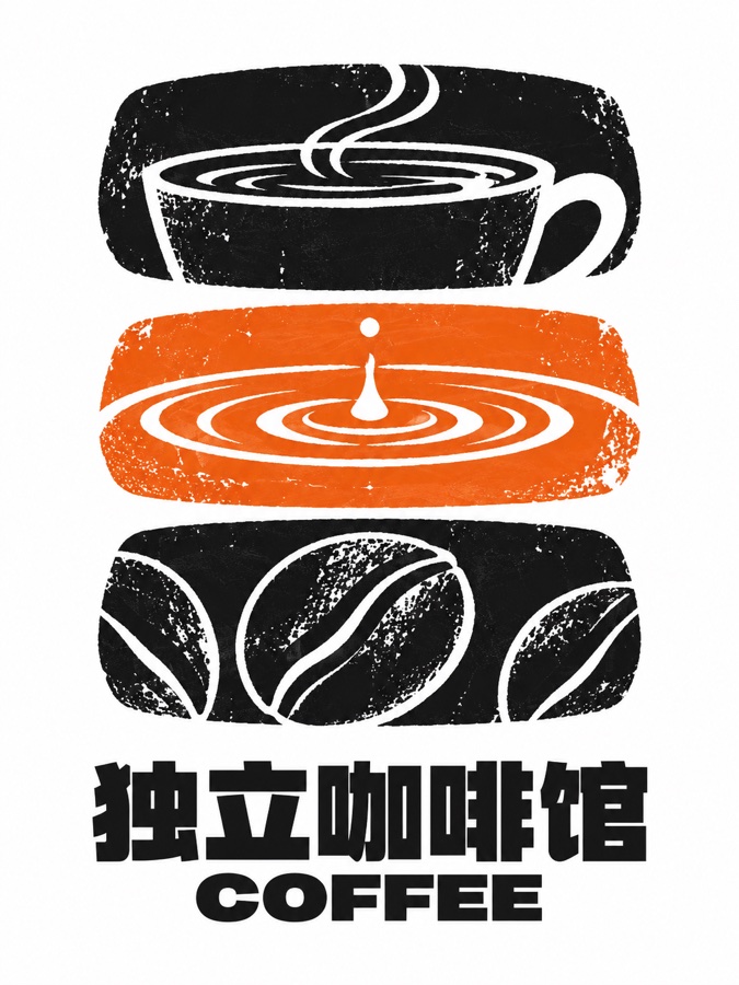 独立咖啡馆 · AI 生成样图