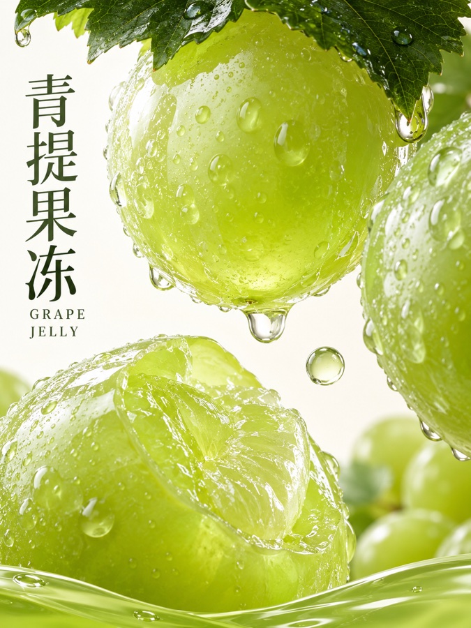 青提果冻 · AI 生成样图