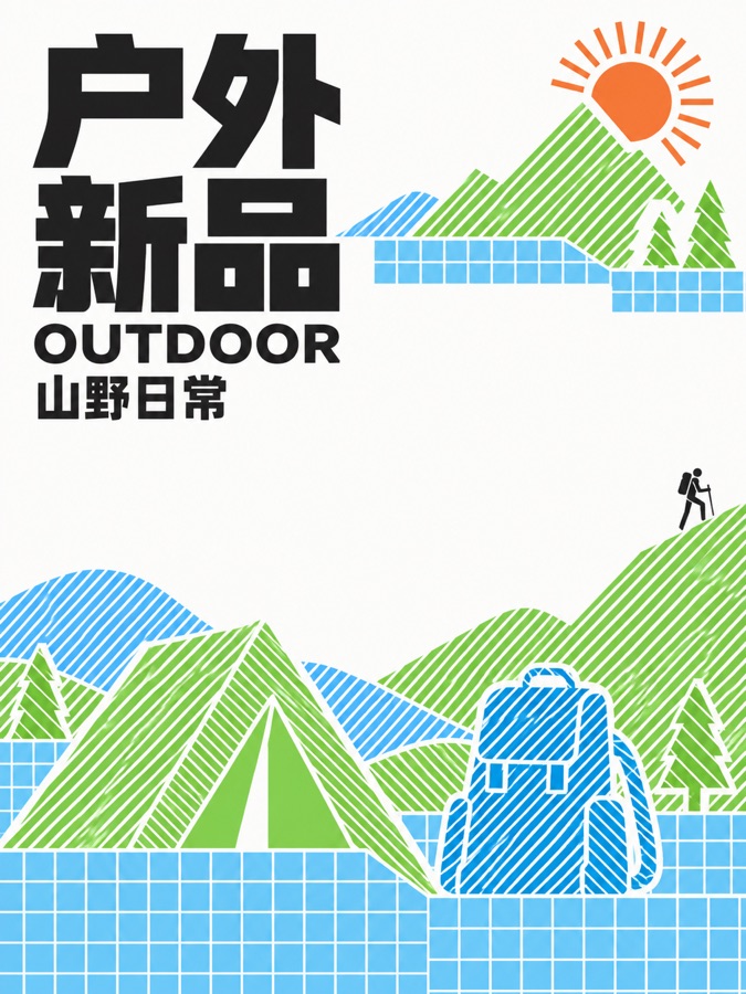 户外新品 · AI 生成样图