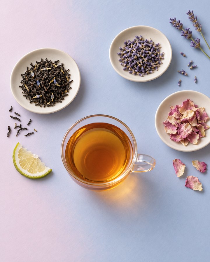 伯爵茶风味静物 · AI 生成样图