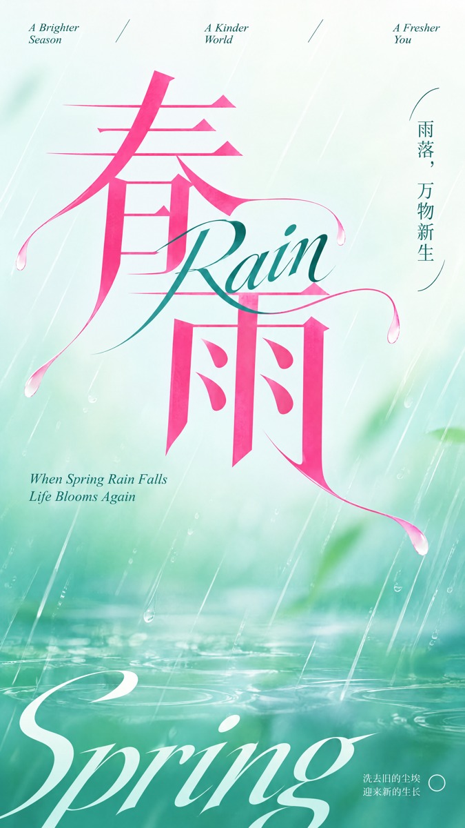 春雨 · AI 生成样图